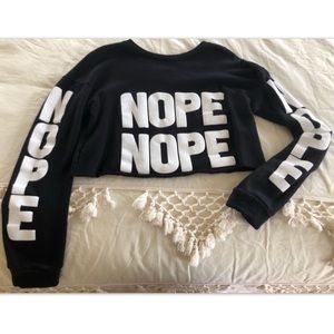 NOPE Crop Top